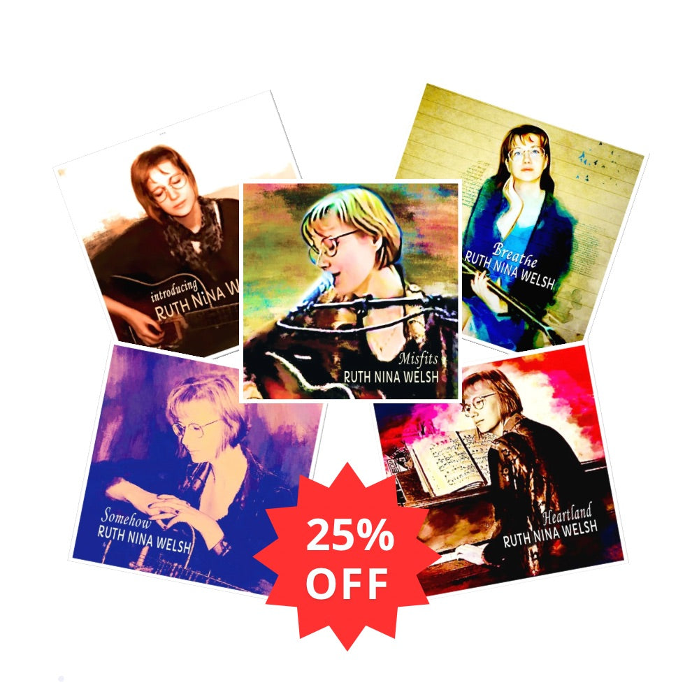 CD BUNDLE - Introducing RNW (EP),  Breathe (Album), Somehow (Album), Heartland (Album) & Misfits (Album)