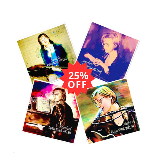 CD FOUR ALBUM BUNDLE - Breathe, Somehow, Heartland & Misfits