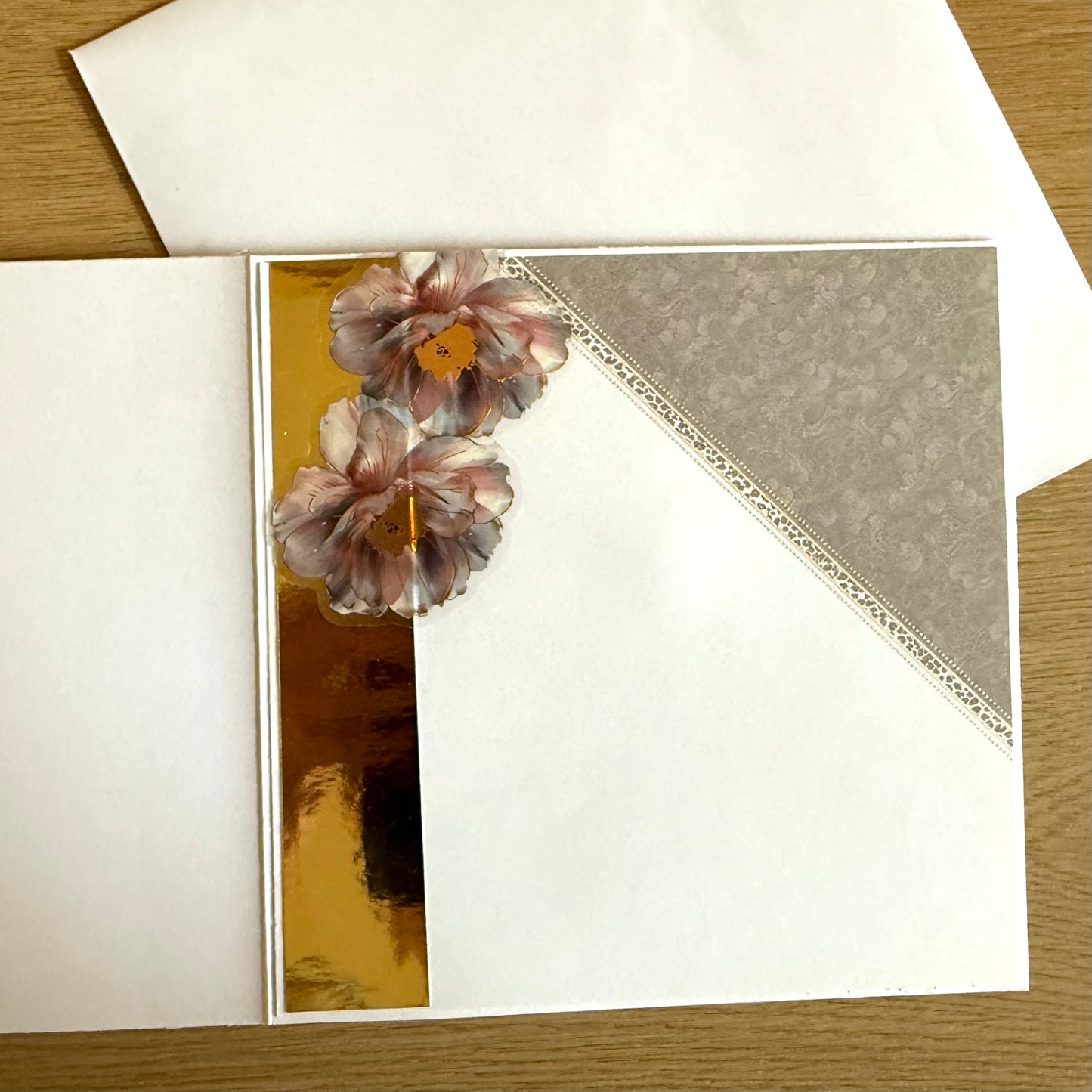 Three Handmade Square 7”x7” Cards: Cats - Tortoiseshell, Maine Coon & Birman