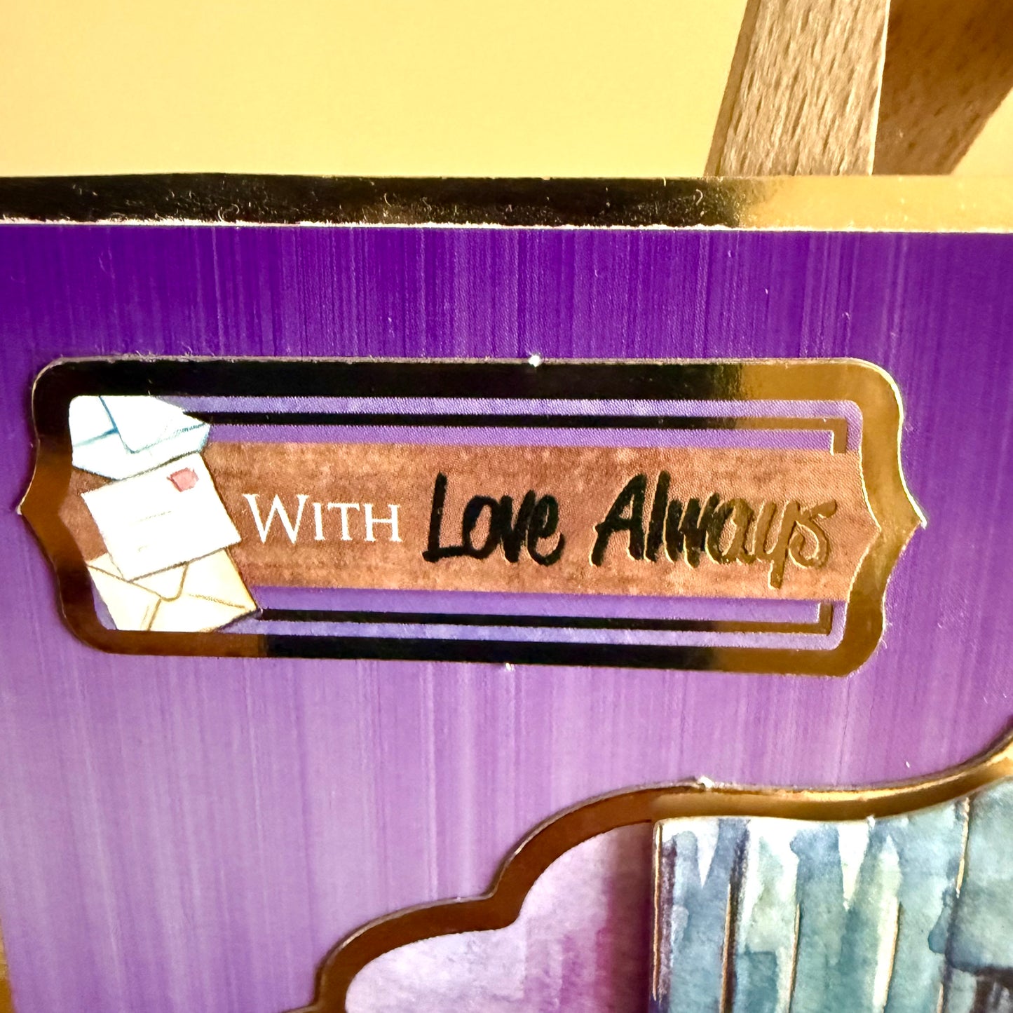 Handmade Decoupage Hedgehog Card: ‘With Love Always’