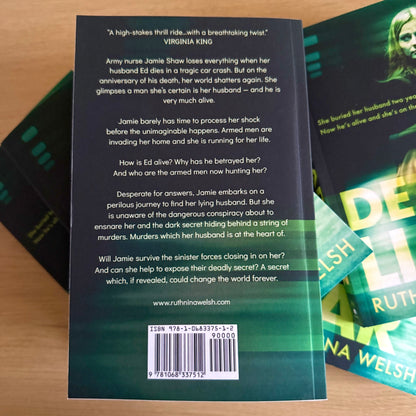 DEAD LIAR - Signed Paperback Thriller - Ruth Nina Welsh
