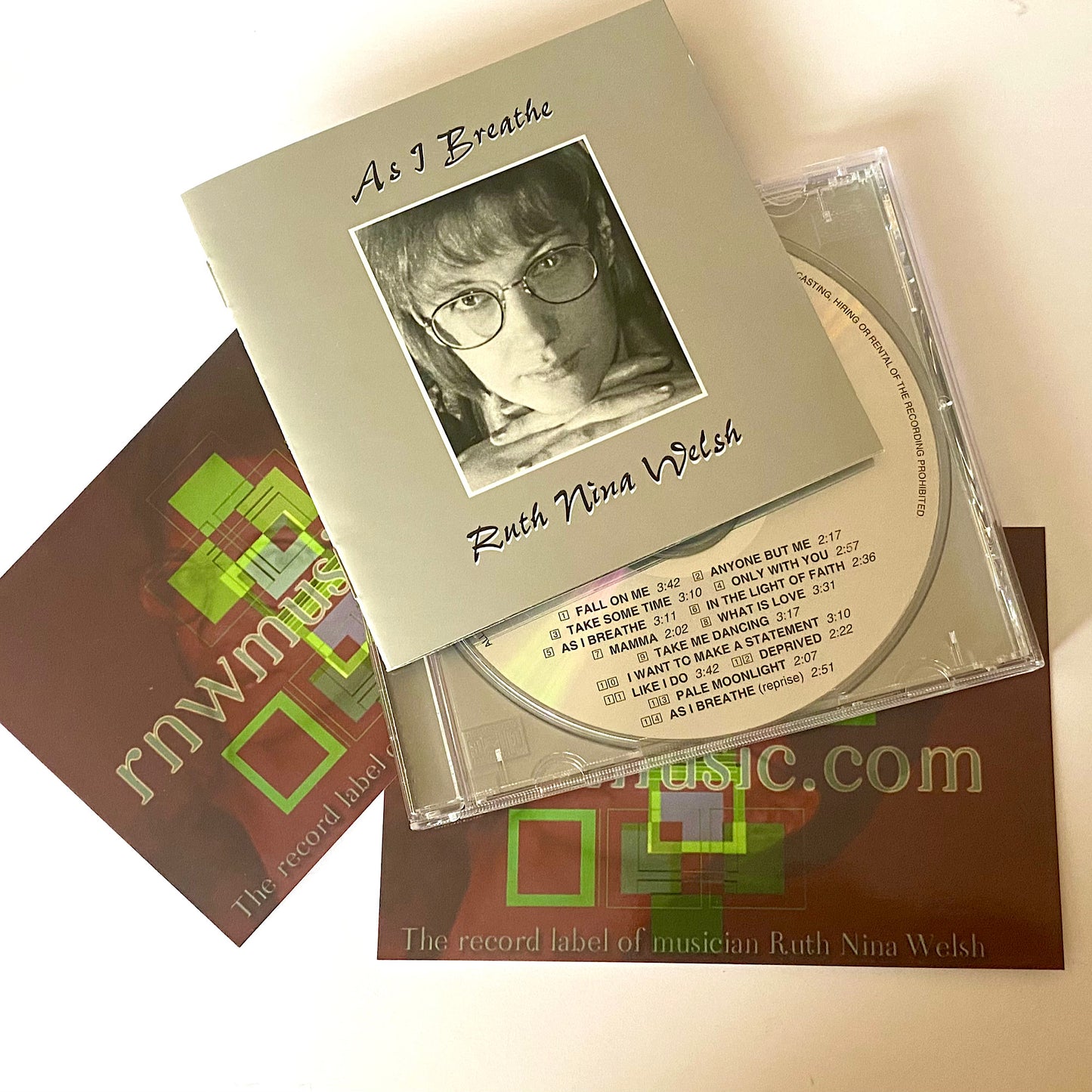 As I Breathe (2000, Collectors Album) Signed CD & Promo Cards