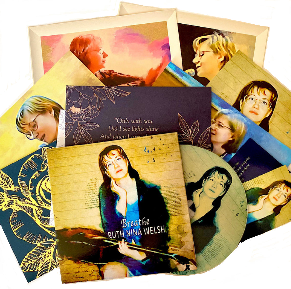 SIGNED PACKAGES CD BUNDLE - Introducing RNW (EP),  Breathe (Album), Somehow (Album), Heartland (Album)