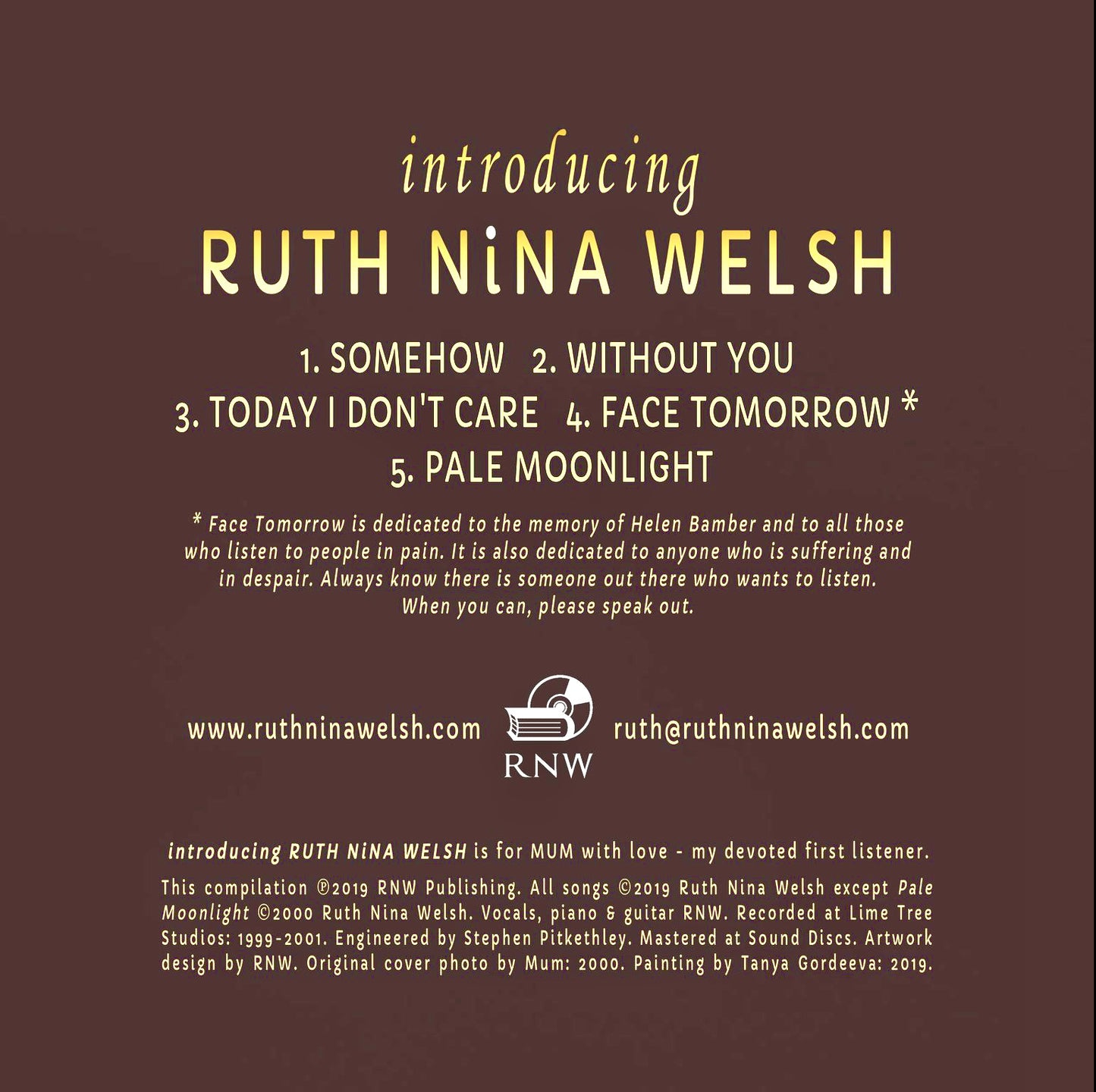 Introducing Ruth Nina Welsh (EP) - Digital Download