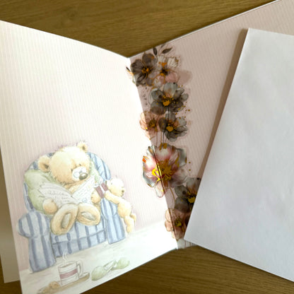 Handmade Decoupage ‘Best Dad’ Card: