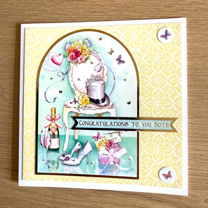 Three Handmade Cards: Roses, Bicycle & Congratulations