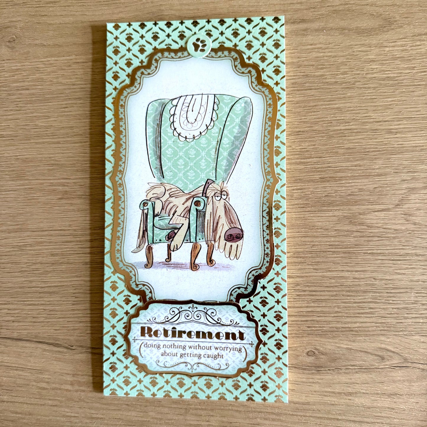 Three Handmade Slimline Cards: Retirement & ‘Just For You’